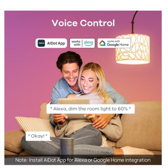 Linkind Wi-Fi Smart Light Bulb 2 Pack NEW IN BOX - Picture 8 of 8